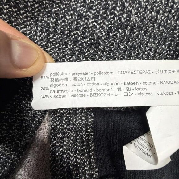 Zara Knit Sweater Boys 13-14 Gray Bottons Longline Marled Cardigan Cotton - Picture 8 of 8